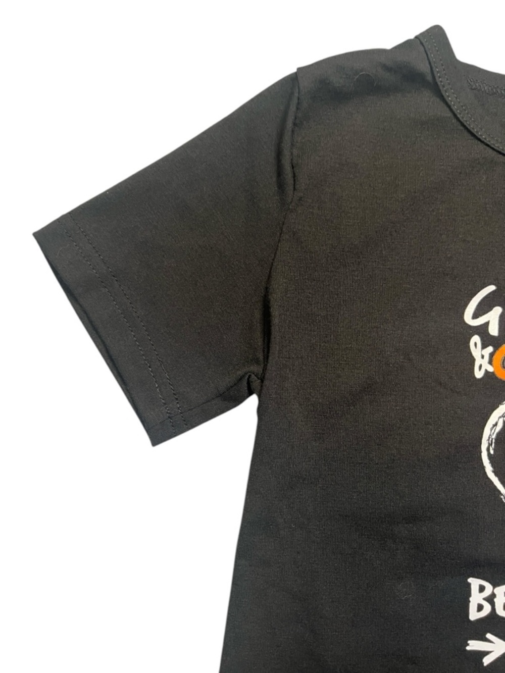 Grandma & Grandson Best Friends Tee Black Kids Shirt Graphic Size 6 Cotton - Picture 4 of 8